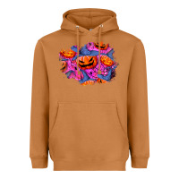 Meerkat halloween pumpkin patch  4 Heavyweight Hoodie - BundleAndBundleShop