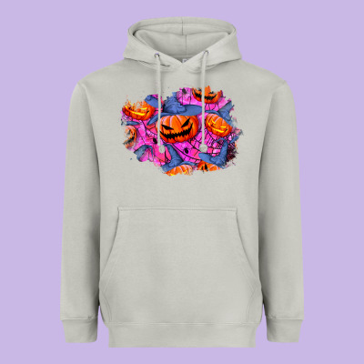 Halloween Pumpkin Patch  4 Heavyweight Hoodie Designed By Bundleandbundleshop