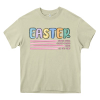 Mossy easter  Bunny Kısses Heavy Core Tee - MaliasSmallBusiness
