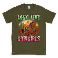 Army Green long live cowgirls artiststas Classic Tee - Artiststas