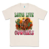 Natural long live cowgirls artiststas Classic Tee - Artiststas