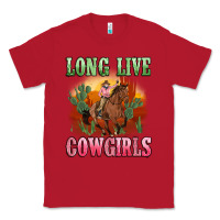 Red long live cowgirls artiststas Classic Tee - Artiststas