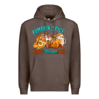 Coffee Pumpkin Spice Make Mama Nice Premium Hoodie - FaDigitalArtStudio