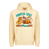 Pina Colada Pumpkin Spice Make Mama Nice Premium Hoodie - FaDigitalArtStudio