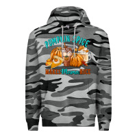 Slate Camo Pumpkin Spice Make Mama Nice Premium Hoodie - FaDigitalArtStudio