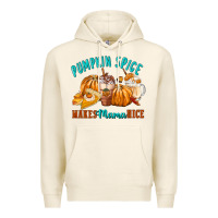 Tofu Pumpkin Spice Make Mama Nice Premium Hoodie - FaDigitalArtStudio