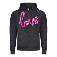 Vintage Black valentines day love balloon Vintage Hoodie - RanaPortraitStore