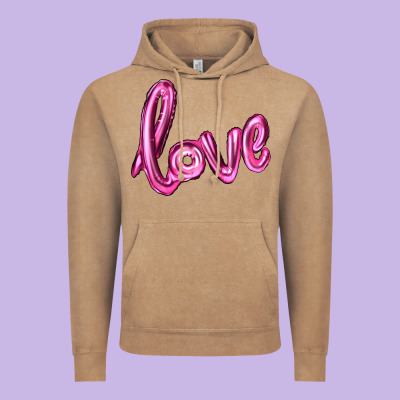 Valentines Day Love Balloon Vintage Hoodie Designed By Ranaportraitstore