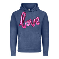 Vintage Denim valentines day love balloon Vintage Hoodie - RanaPortraitStore