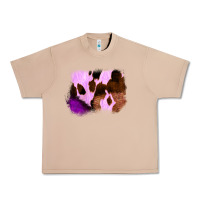 Burro Purple Western Wood Cowhide Frame Urban Heavy Tee - Bettercallsaul
