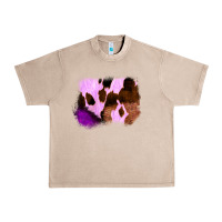 French Oak Purple Western Wood Cowhide Frame Urban Heavy Tee - Bettercallsaul