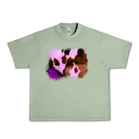 Oil Green Purple Western Wood Cowhide Frame Urban Heavy Tee - Bettercallsaul