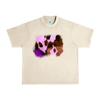 Sandshell Purple Western Wood Cowhide Frame Urban Heavy Tee - Bettercallsaul