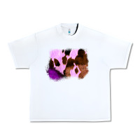 White Purple Western Wood Cowhide Frame Urban Heavy Tee - Bettercallsaul