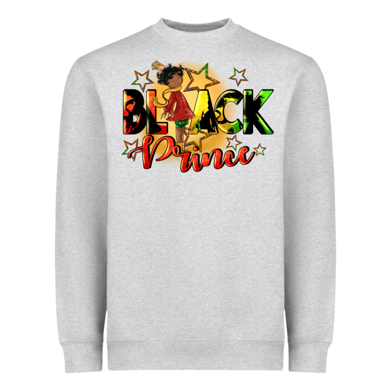 Black Prince Heavyweight Sweatshirt by CowGirlArtShop | Teevron