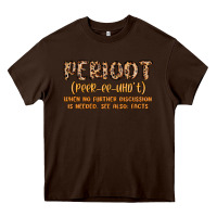 Chocolate Brown periodt definition Heavy Core Tee - MaliasSmallBusiness