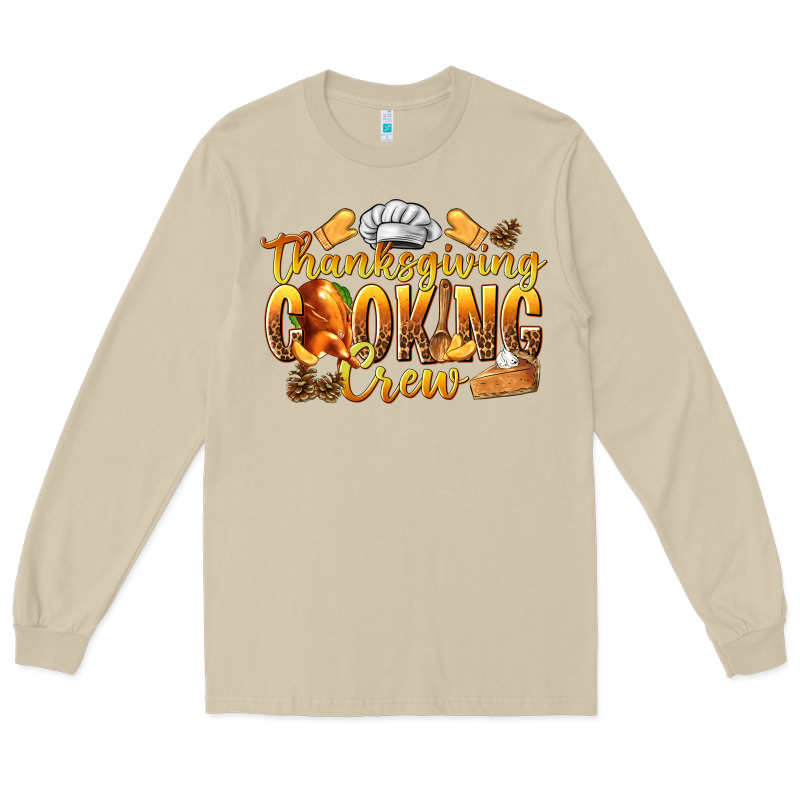 Thanksgiving Cooking Crew Long Sleeve Tee by texasbilliewilder | Teevron