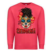 Cardinal chingona latina bun mama Premium Sweatshirt - BundleAndBundleShop