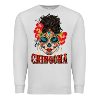 Dove Grey chingona latina bun mama Premium Sweatshirt - BundleAndBundleShop