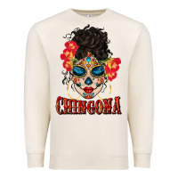Sandshell chingona latina bun mama Premium Sweatshirt - BundleAndBundleShop