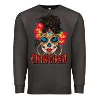 Smoke chingona latina bun mama Premium Sweatshirt - BundleAndBundleShop