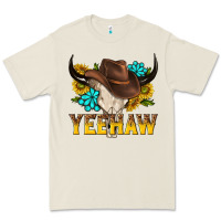 Bone yeehaw bull skull Premium Tee - NancyCooperArtShop