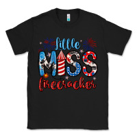 Black little miss firecracker 4th of july Classic Tee - Artiststas