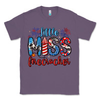 Lavender little miss firecracker 4th of july Classic Tee - Artiststas
