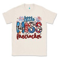 Natural little miss firecracker 4th of july Classic Tee - Artiststas