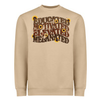 Mushroom educated motivated elevated melanated juneteenth Heavyweight Sweatshirt - CowGirlArtShop