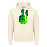 Vintage Artic Green Peace Sign Vintage Hoodie - Jasminsmagicworld