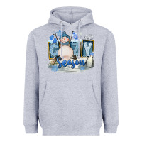 Heather Grey Cozy Season Heavyweight Hoodie - FaDigitalArtStudio