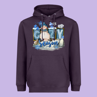 Cozy Season Heavyweight Hoodie Designed By Fadigitalartstudio