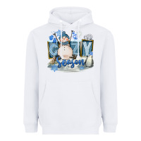White Cozy Season Heavyweight Hoodie - FaDigitalArtStudio