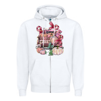 White Breast Cancer truck with pumpkins Zipper Hoodie - FaDigitalArtStudio