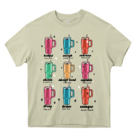 Mossy coffee thermos Heavy Core Tee - MaliasSmallBusiness