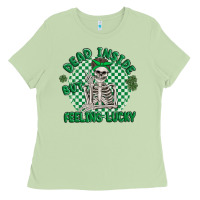Matcha dead inside but feeling lucky Ladies Tee - MaliasSmallBusiness