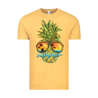 Vintage Mustard pineapple summer Vintage Tee - BarkalooDesign