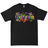Black mardi gras louisiana Premium Tee - MaliasSmallBusiness