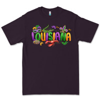 Plum mardi gras louisiana Premium Tee - MaliasSmallBusiness