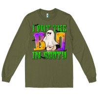 Army Green I Put The Boo Long Sleeve Tee - texasbilliewilder