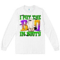 White I Put The Boo Long Sleeve Tee - texasbilliewilder