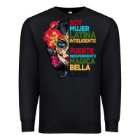 Black sugar skull women hispanic heritage month Premium Sweatshirt - BundleAndBundleShop
