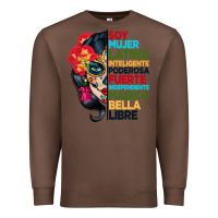 Chestnut sugar skull women hispanic heritage month Premium Sweatshirt - BundleAndBundleShop