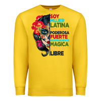 Lemon sugar skull women hispanic heritage month Premium Sweatshirt - BundleAndBundleShop