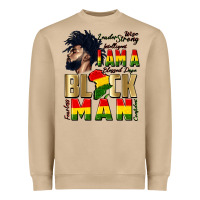 I Am A Black Man Heavyweight Sweatshirt | Teevron