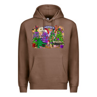 Chestnut Christmas Louisiana Mardi Gras trees Premium Hoodie - FaDigitalArtStudio