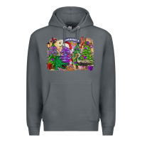 Rock Christmas Louisiana Mardi Gras trees Premium Hoodie - FaDigitalArtStudio