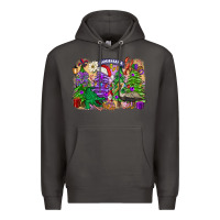 Smoke Christmas Louisiana Mardi Gras trees Premium Hoodie - FaDigitalArtStudio