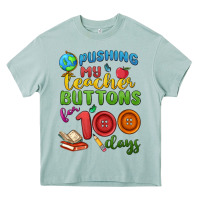 Arona pushing my teacher buttons for 100 days Heavy Core Tee - MaliasSmallBusiness